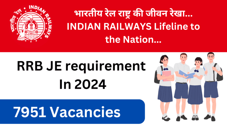 RRB JE requirement In 2024